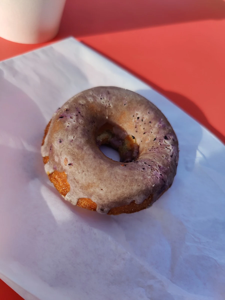 Vegan Blueberry Donut