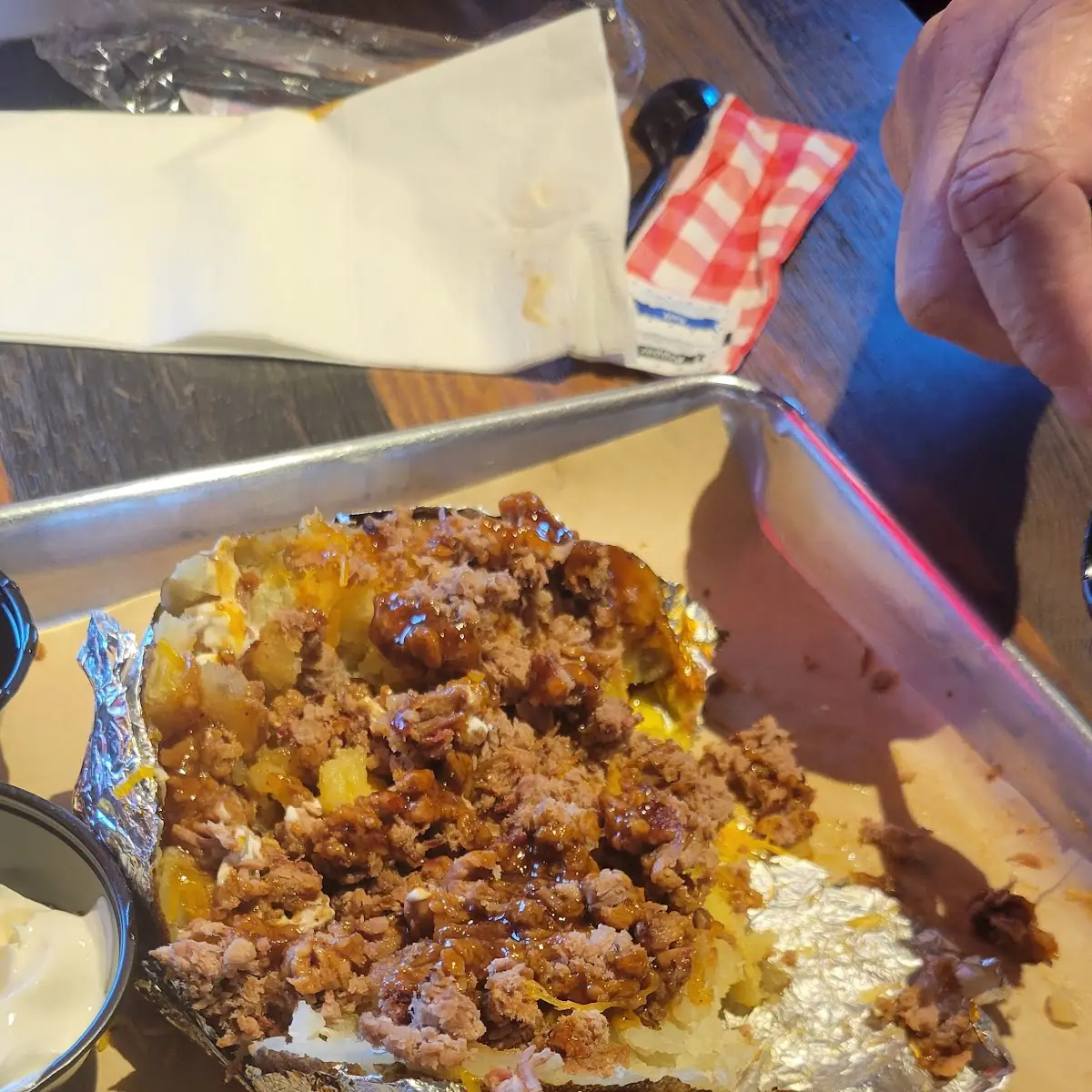 Double Barrel Baked Potato