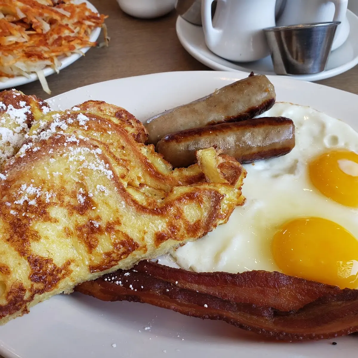 French Toast Scrambled Eggs Chicken Apple Sausage