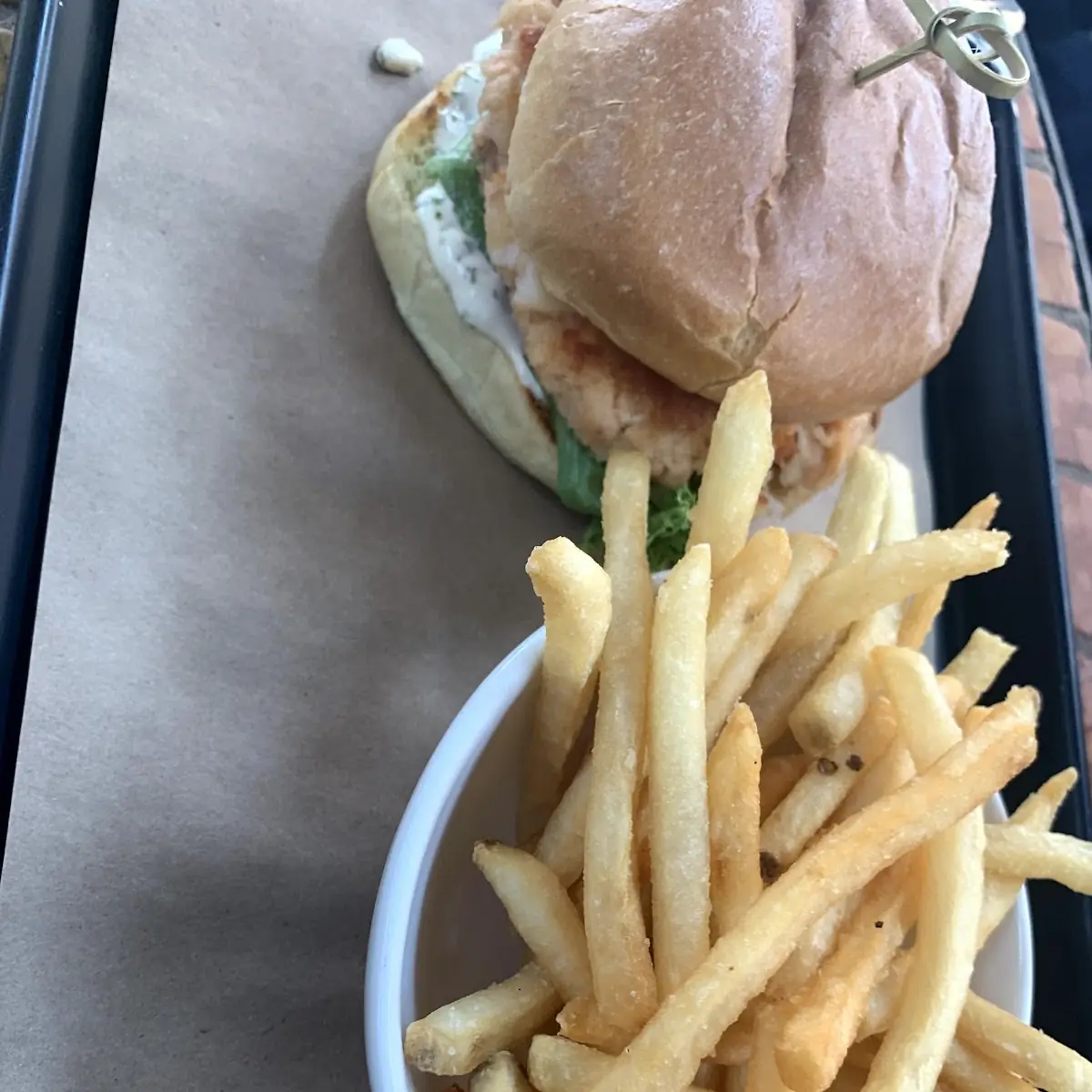 Special Salmon & Cod Sandwich