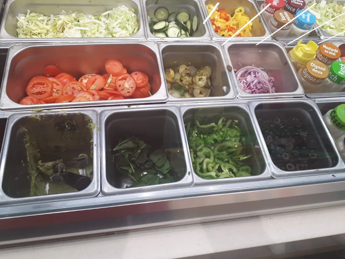 Vegetables, Subway