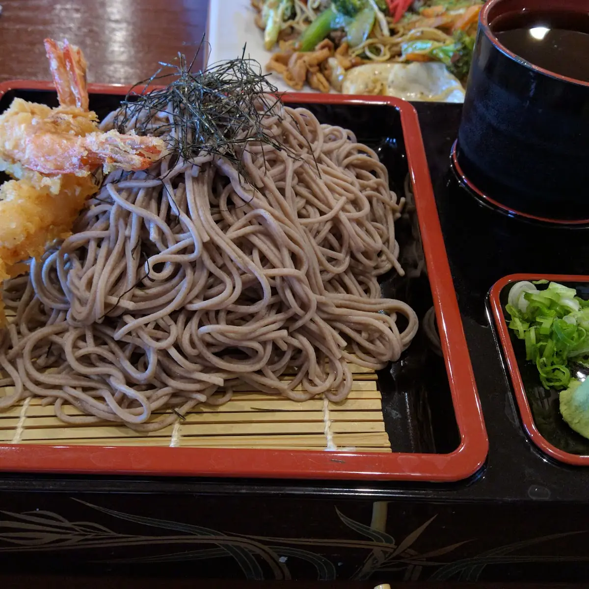 Soba and Shrimp Tempura