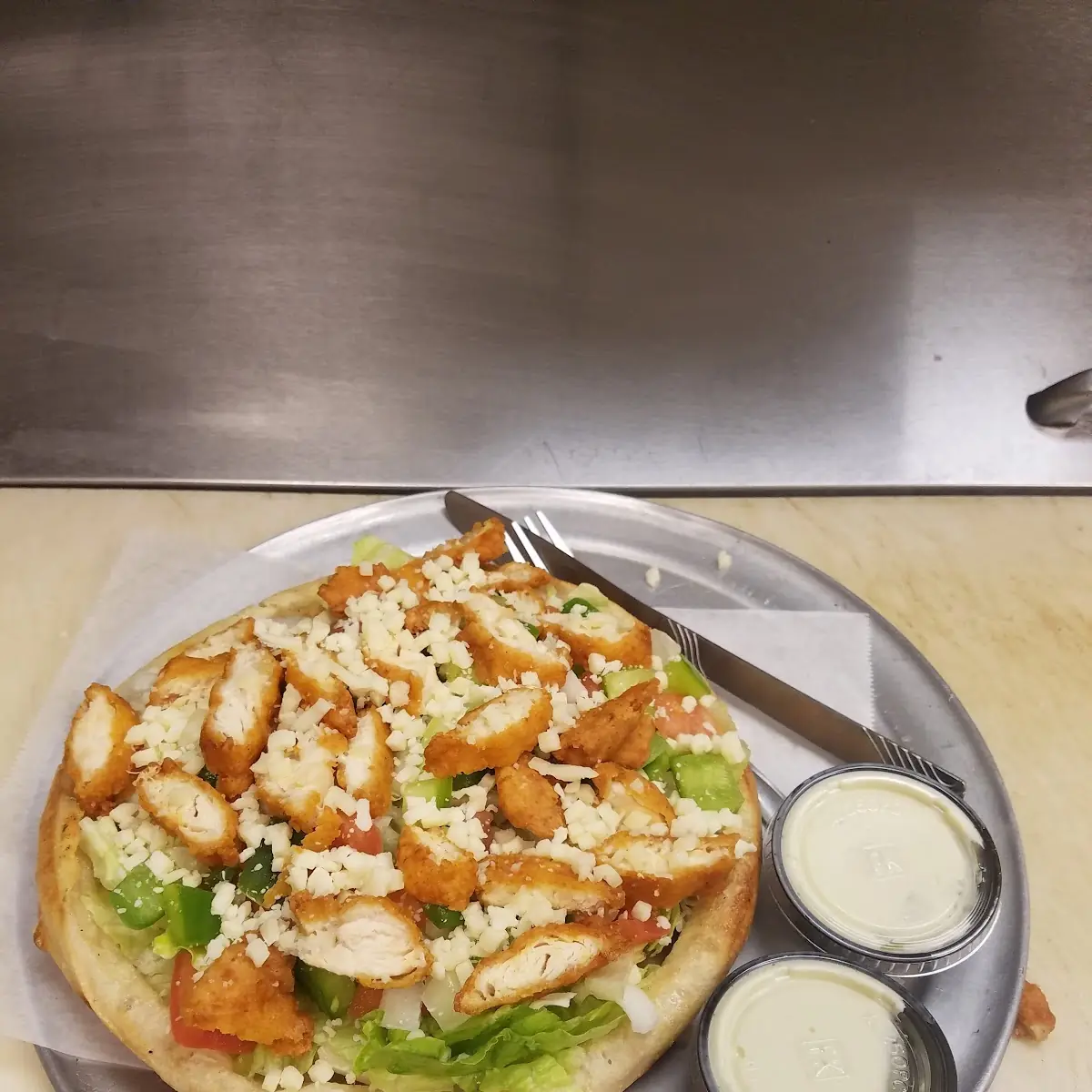 Dipped Chicken Salad