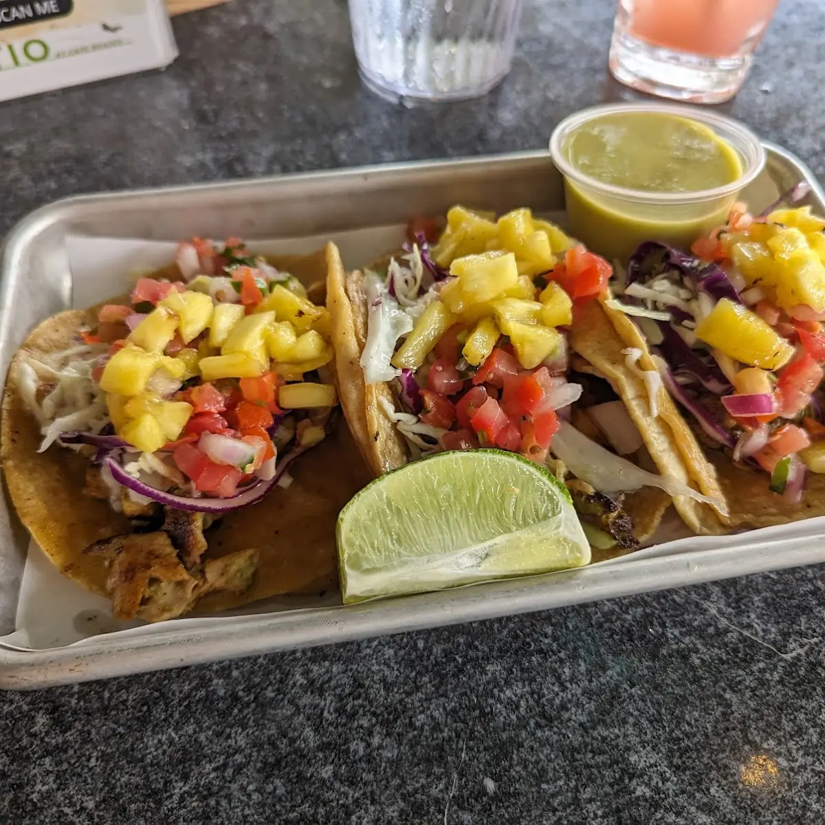 Jamaican Chicken Tacos