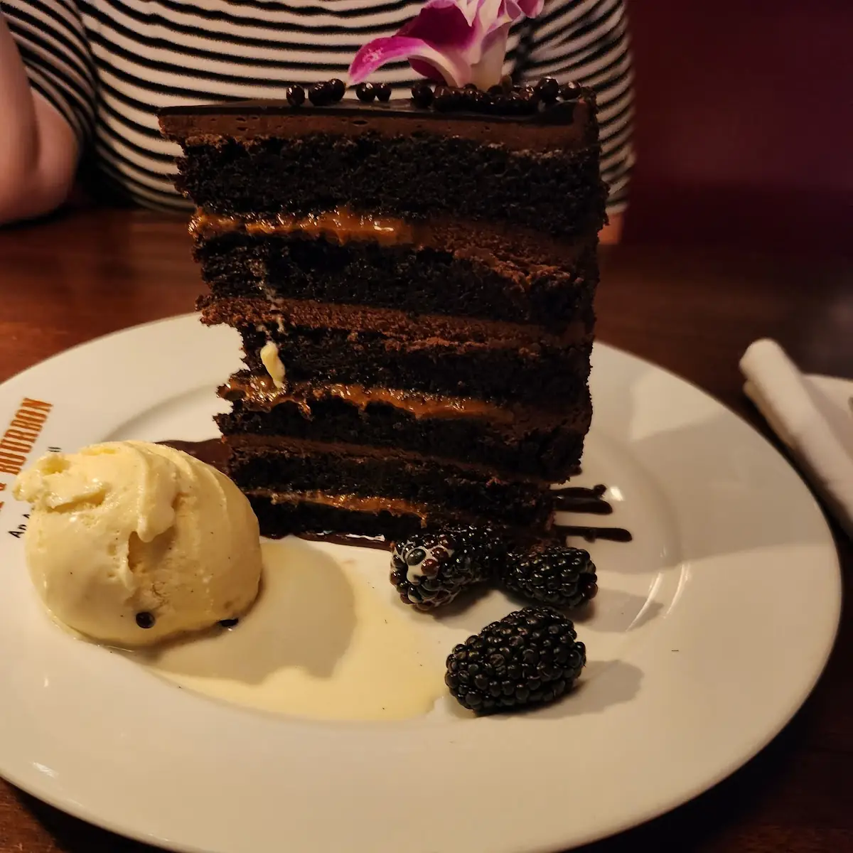 Chocolate Cake Slice