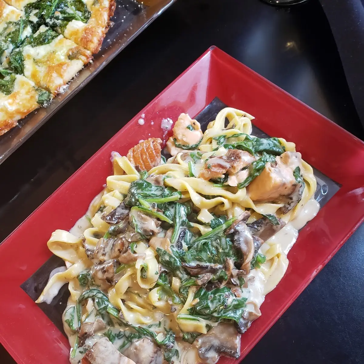 Alfredo Pasta with Salmon