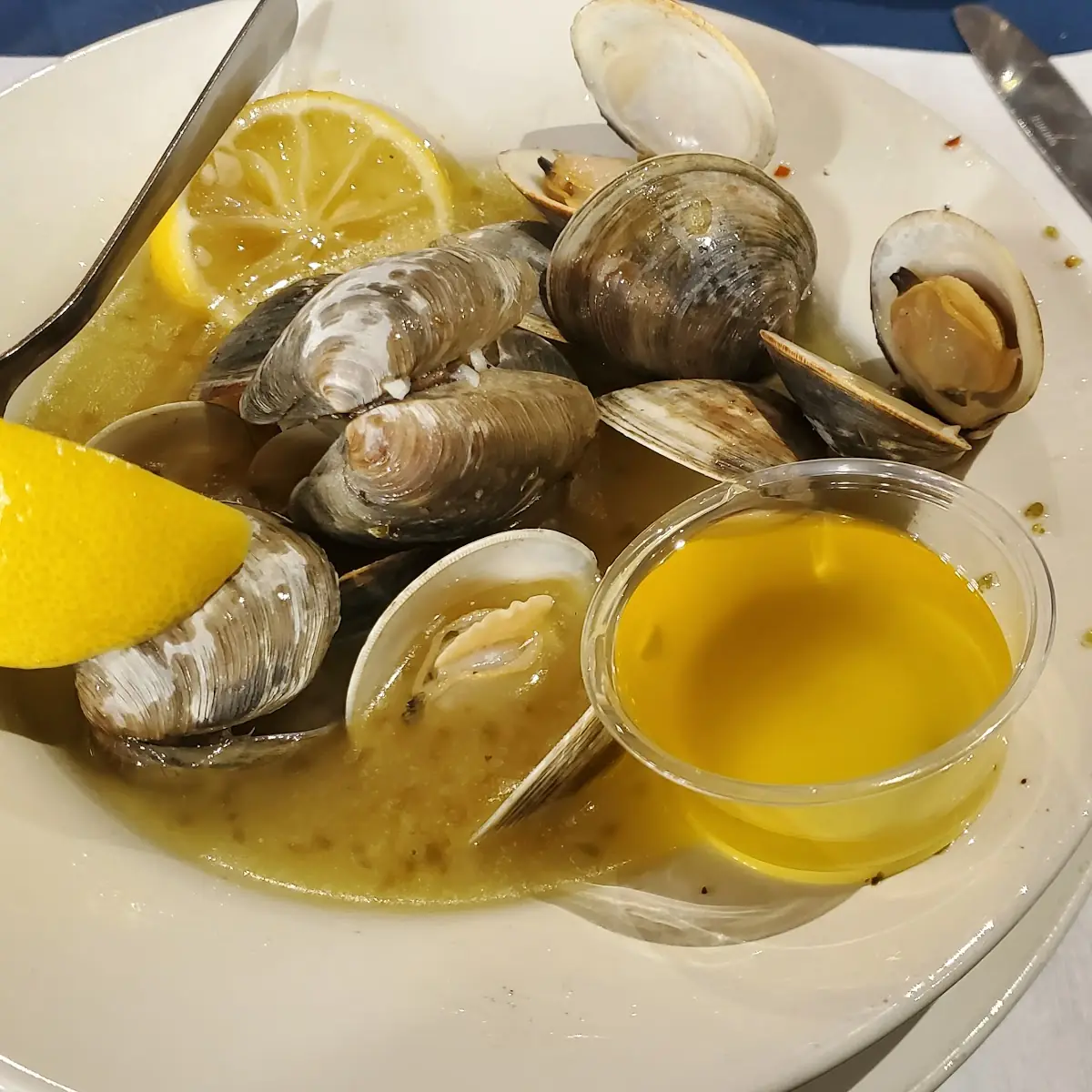 Basket of Steamed Clams