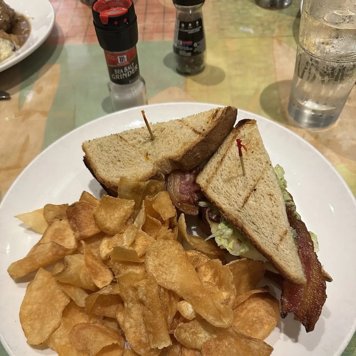 Club Sandwich with Chips