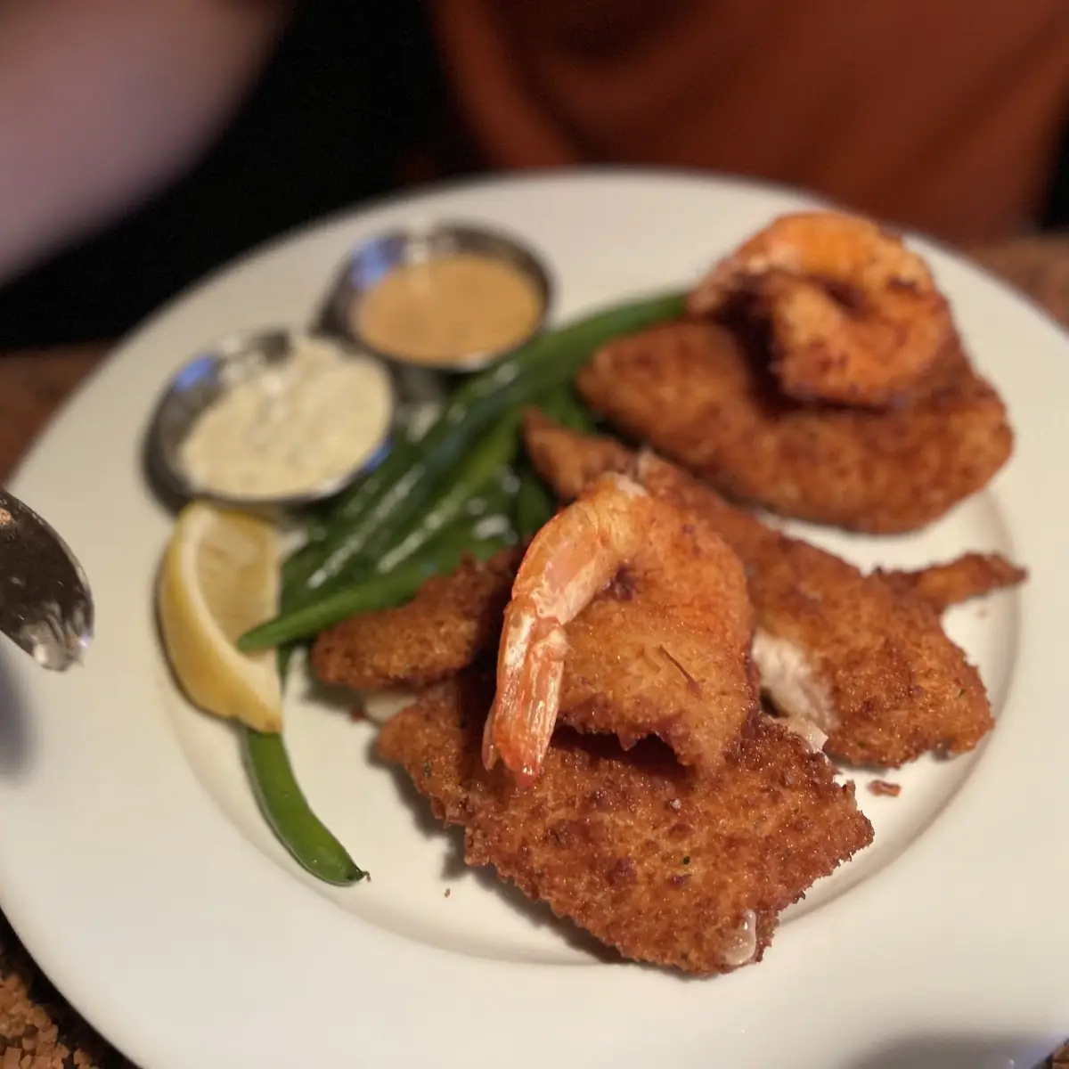 Catfish & Coconut Shrimp