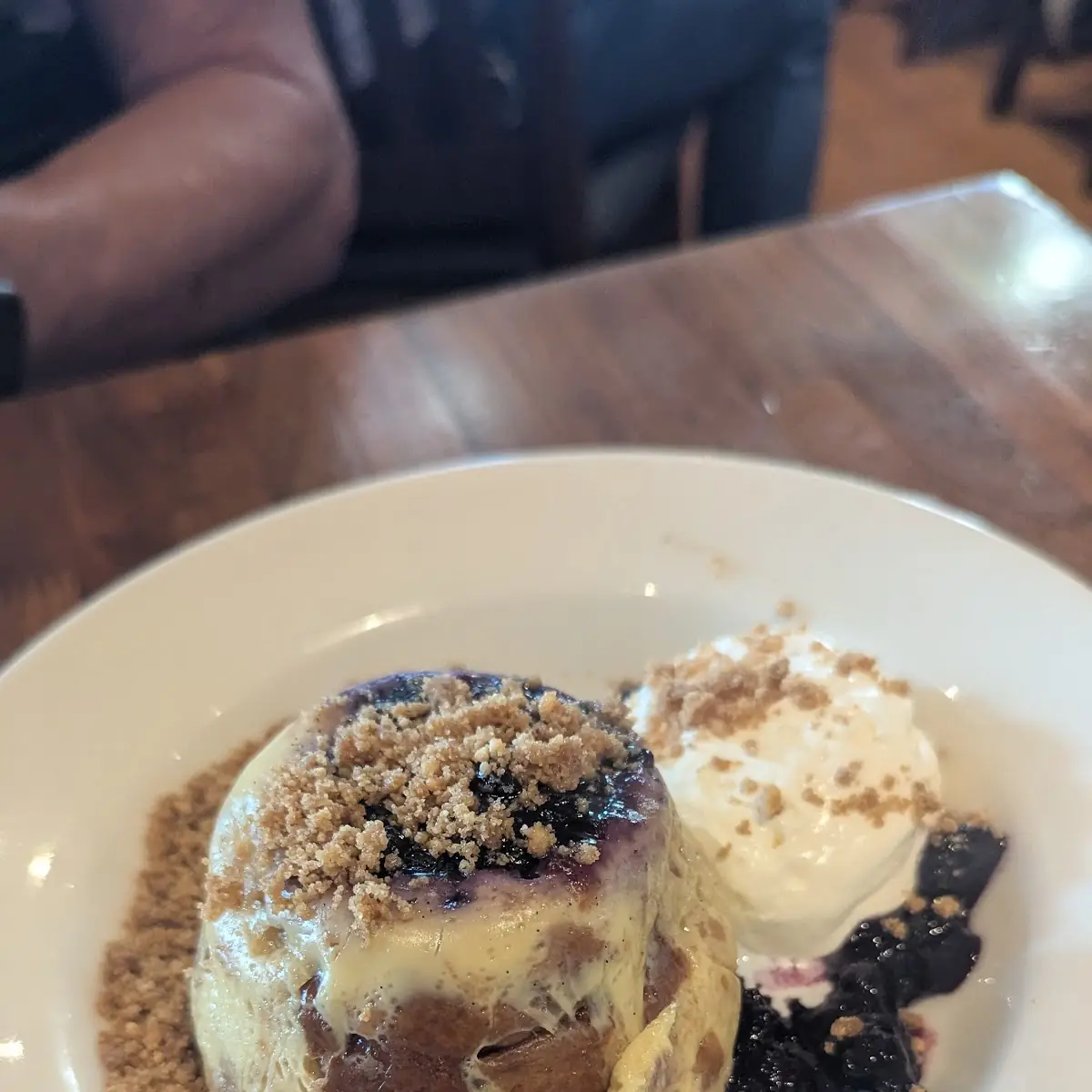 Blueberry Bread Pudding