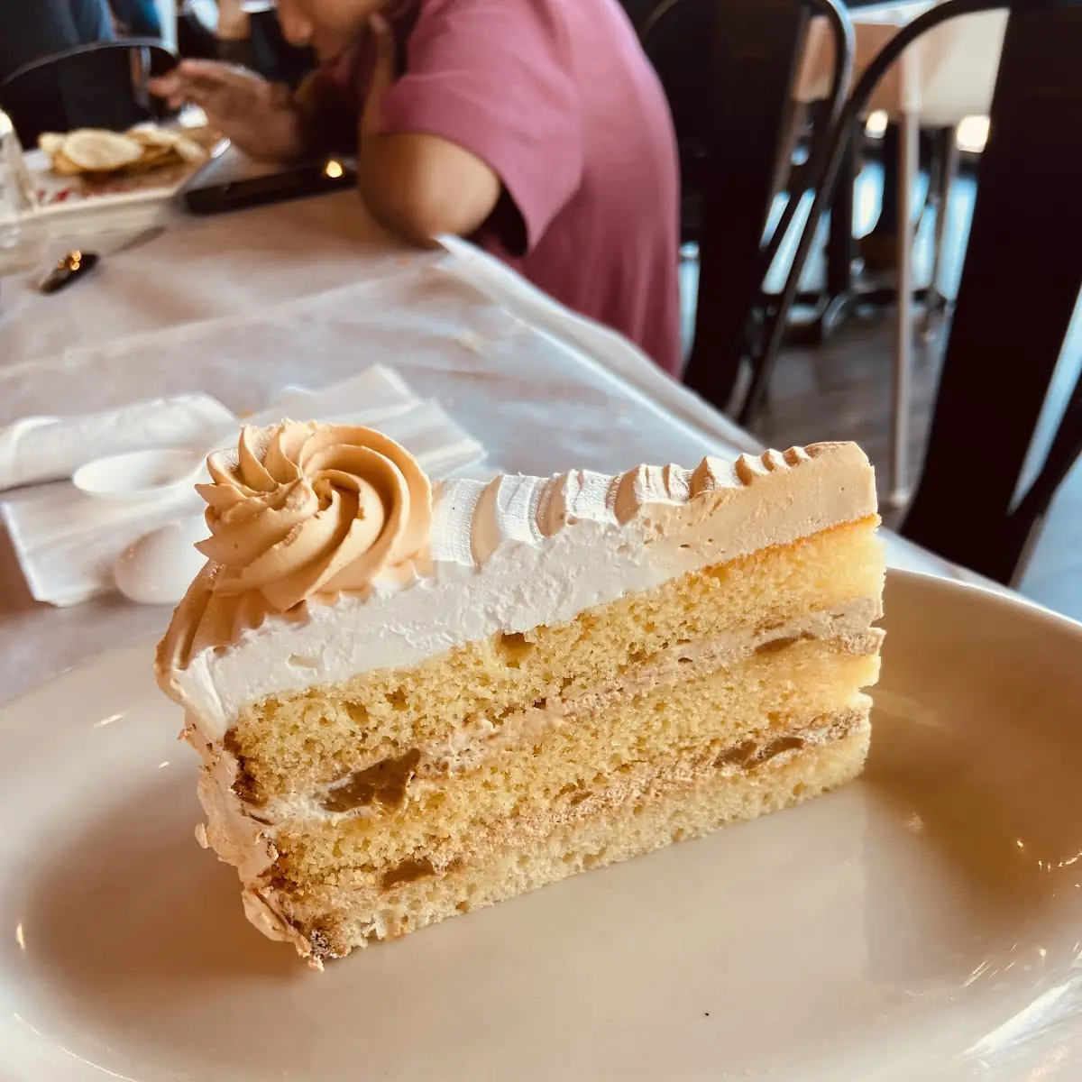 Dulce De Leche Cake Slice