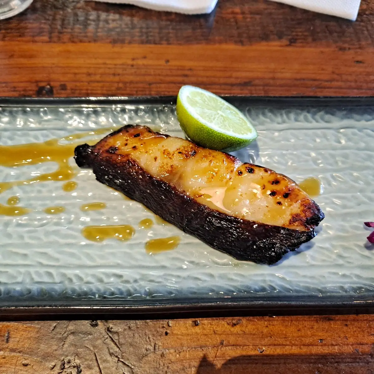 Miso Glazed Black Bass