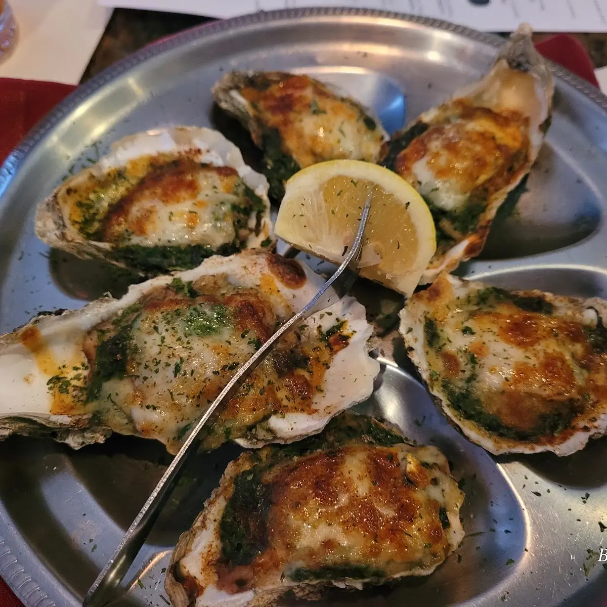 Oysters Rockefeller