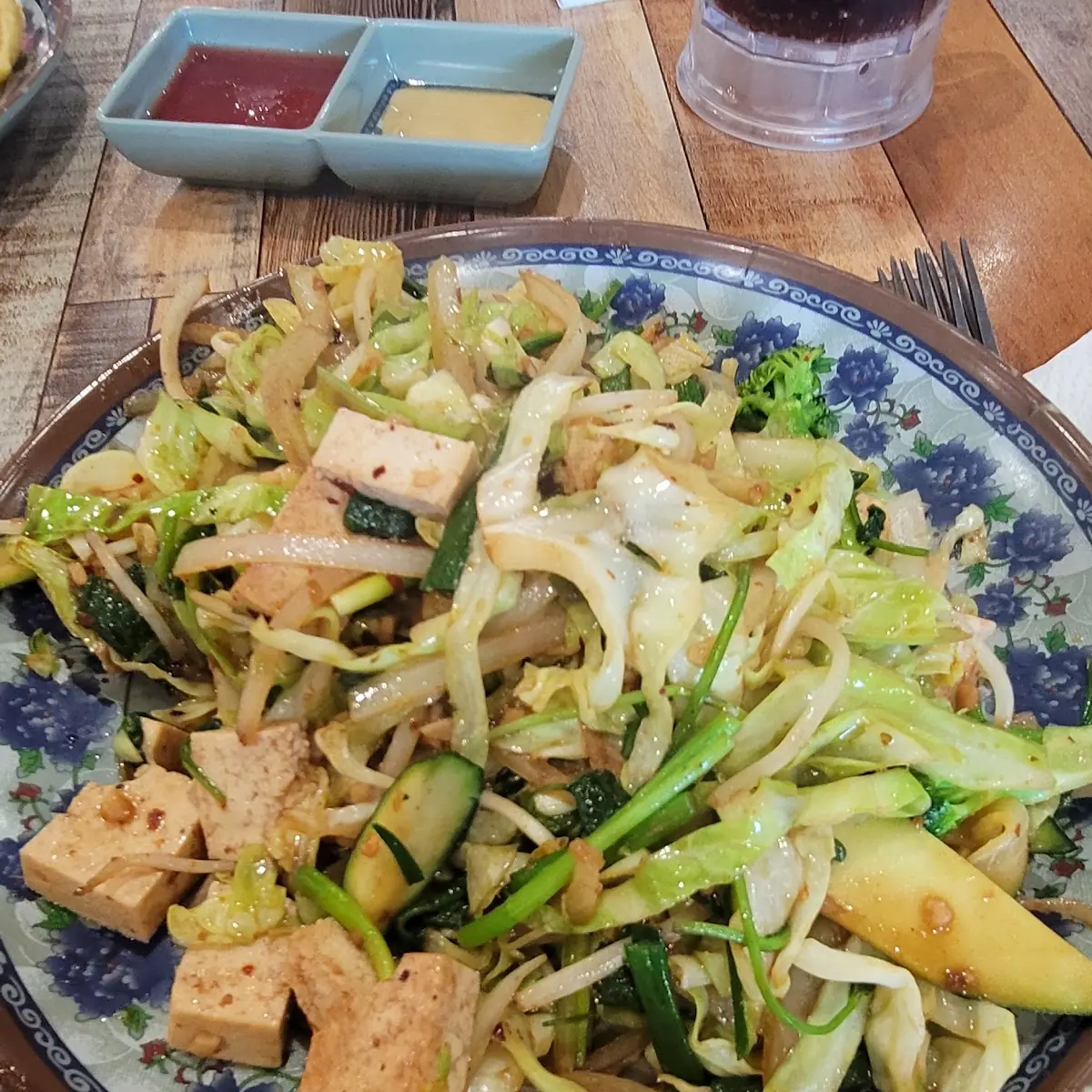 Mongolian Tofu with Mixed Vegetables