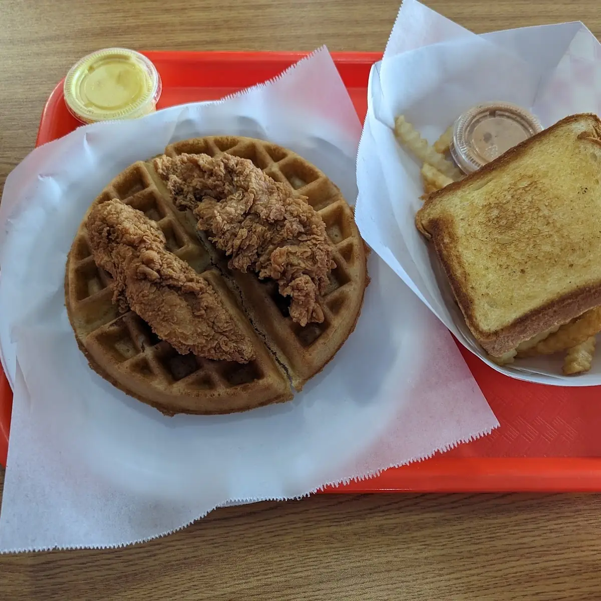 Chicken and Waffles Kids Meal