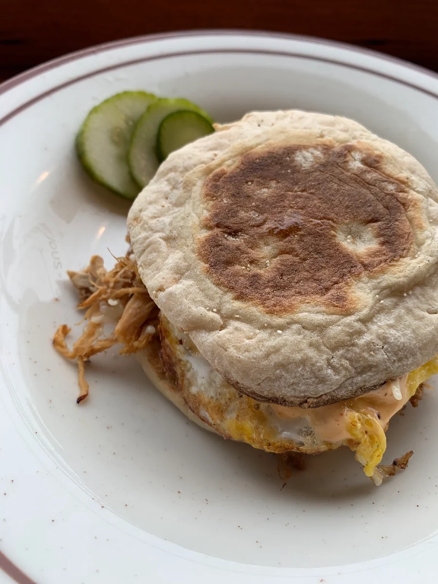 The Special Breakfast Sandwich- Carnitas Pork