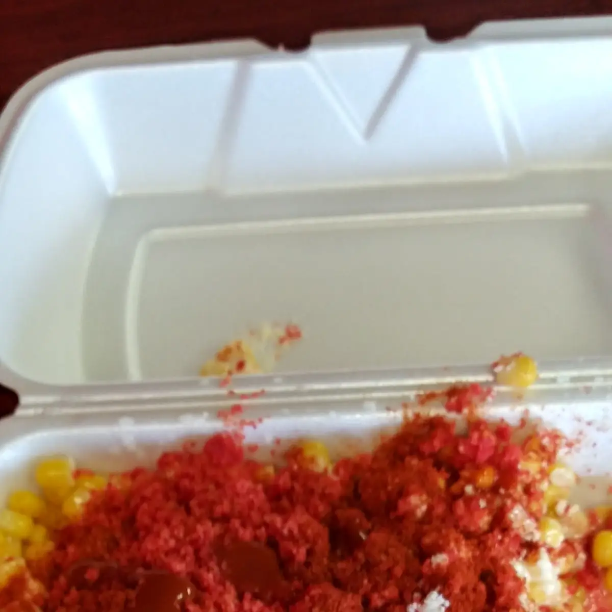Elote Con Hot Cheetos