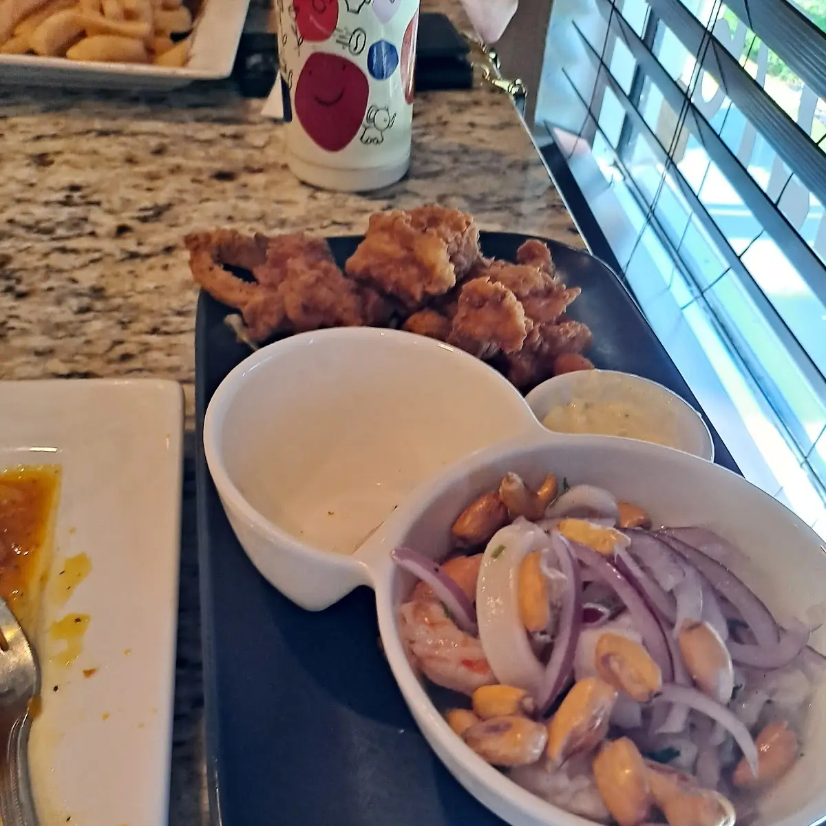 Mixed Seafood Ceviche & Mixed Fried Seafood