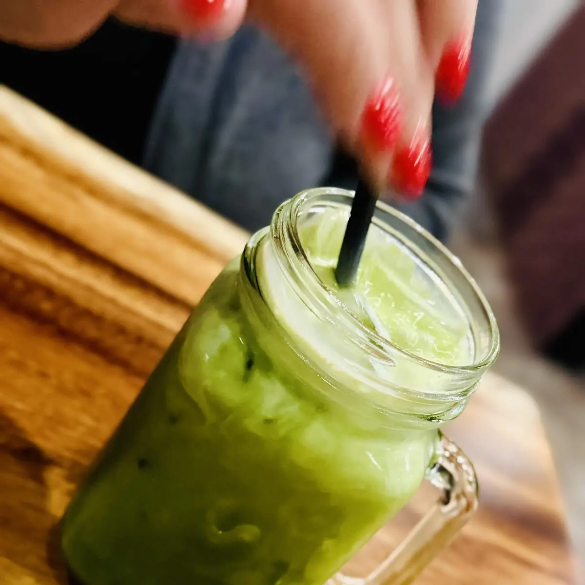 Jasmine Milk Iced Green Tea