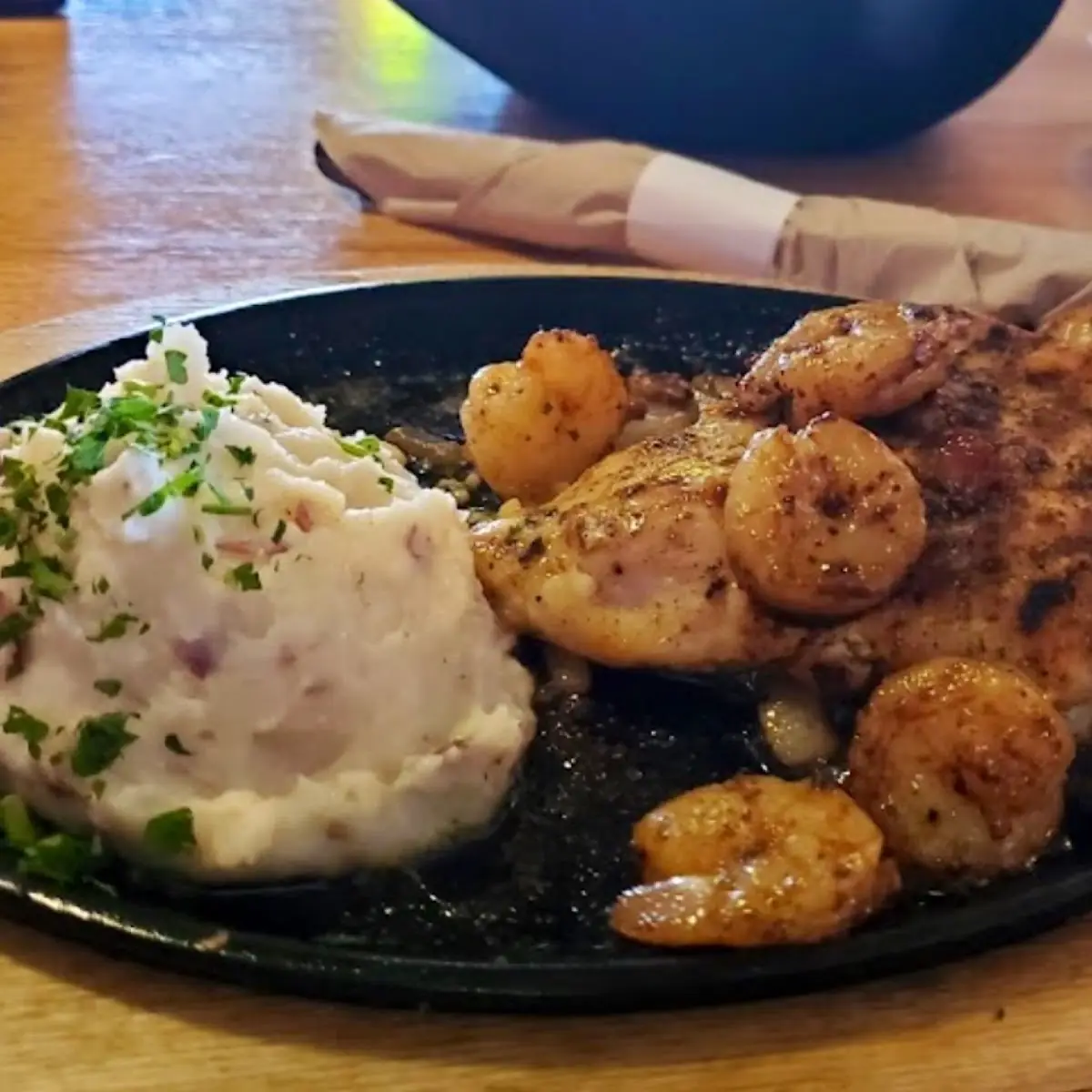 Shrimp 'N Parmesan Sirloin