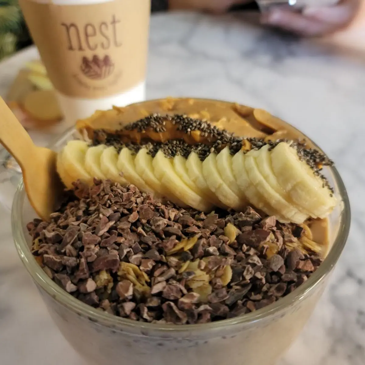 Chocolate Peanut Butter Smothie Bowl