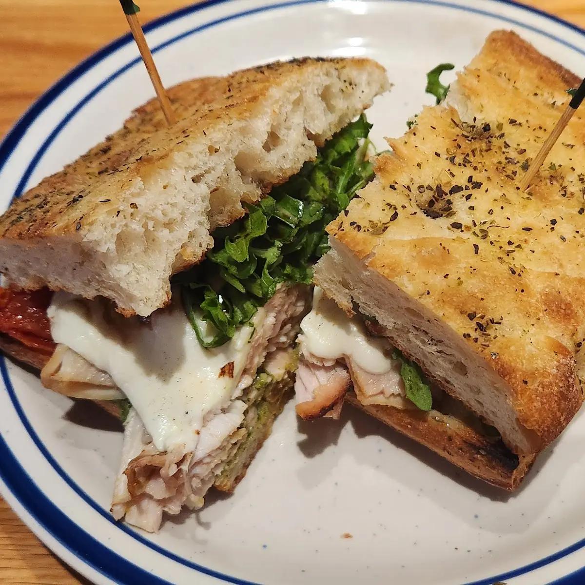 Turkey Caprese Sandwich
