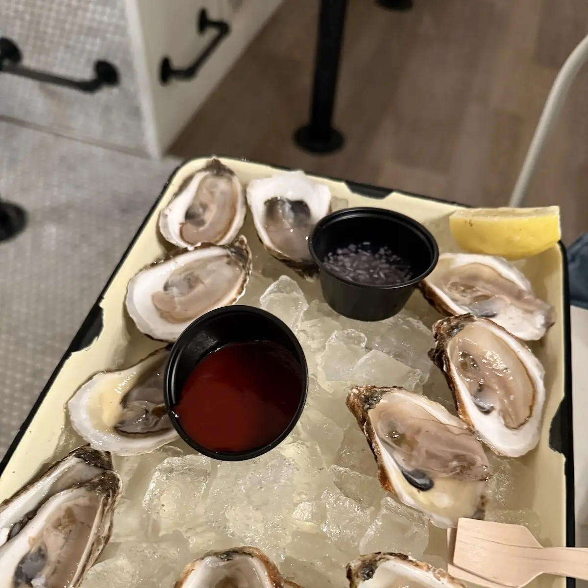 Fresh Oysters on Ice