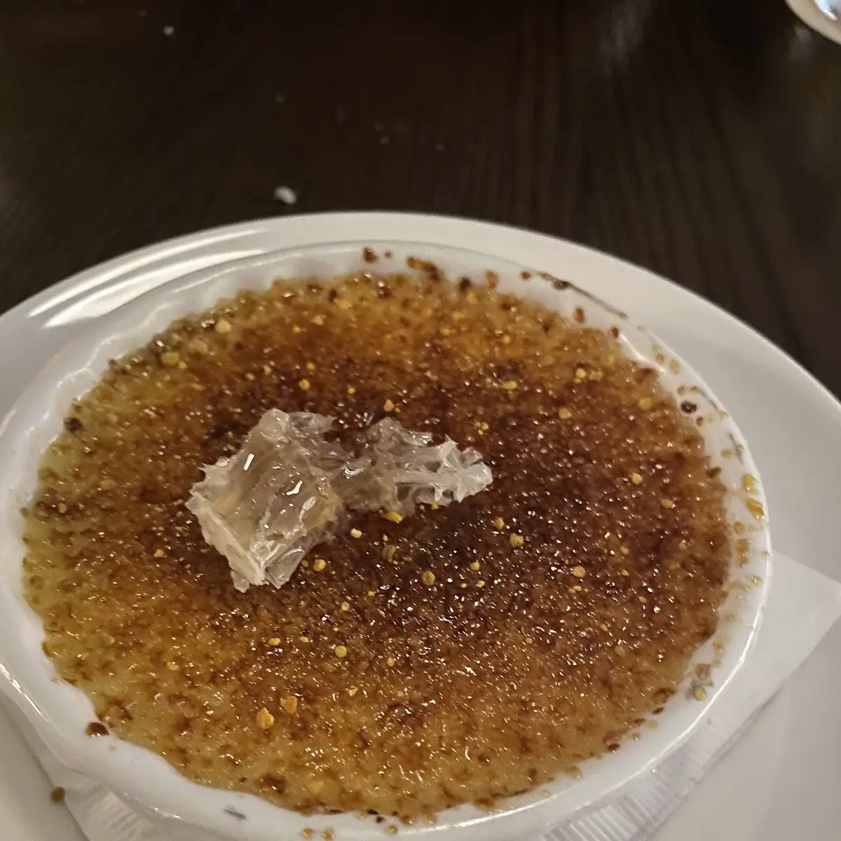 Honey Amaretto Creme Brulee