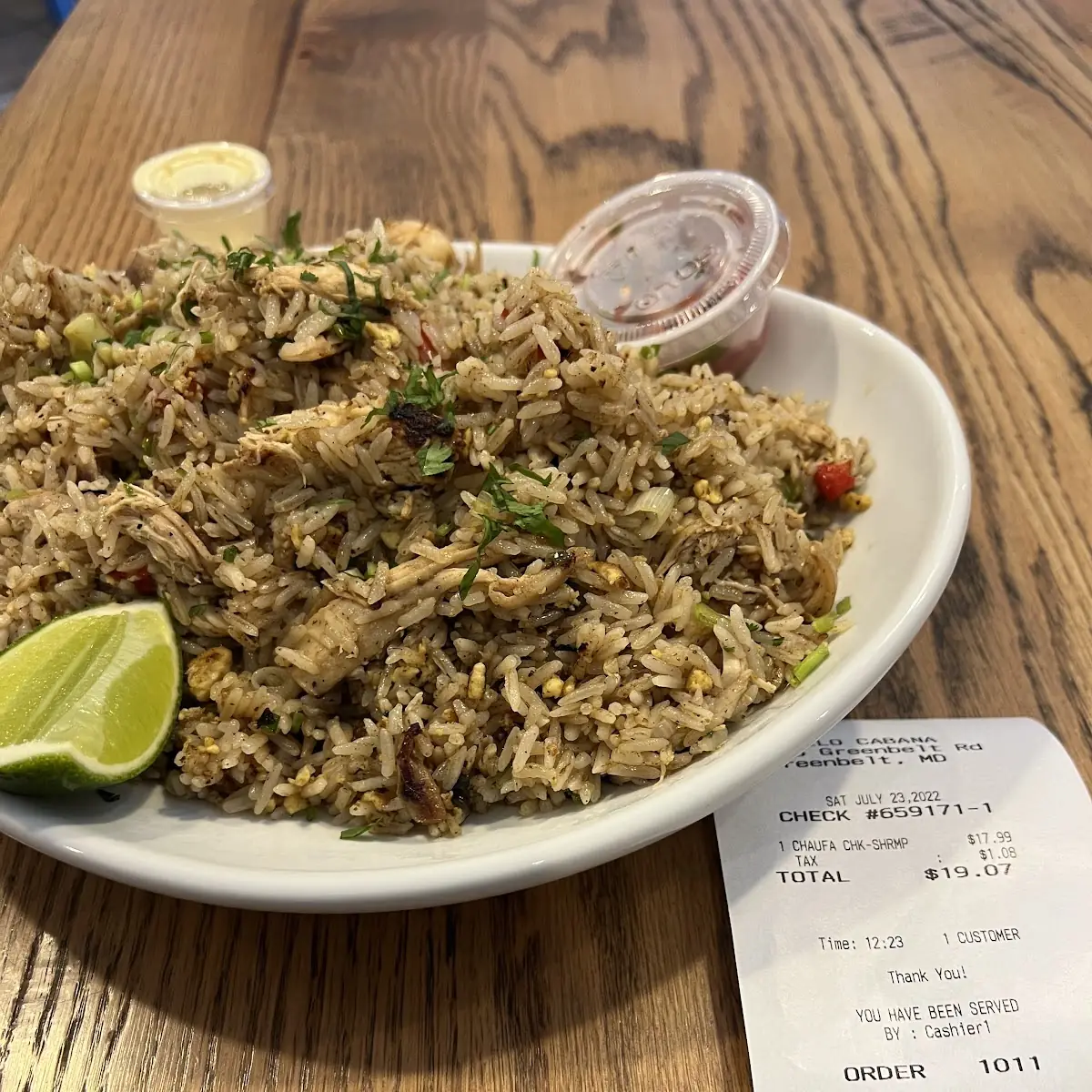 Arroz Chaufa Half Tray