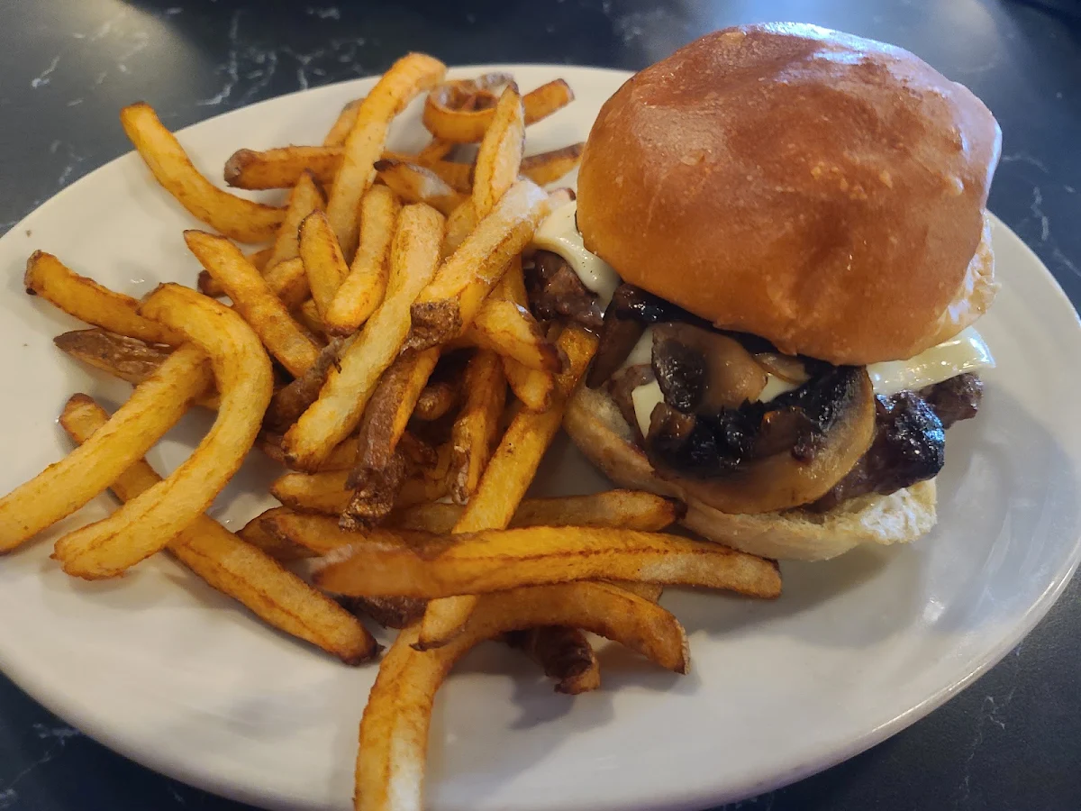 Mushroom Swiss Burger