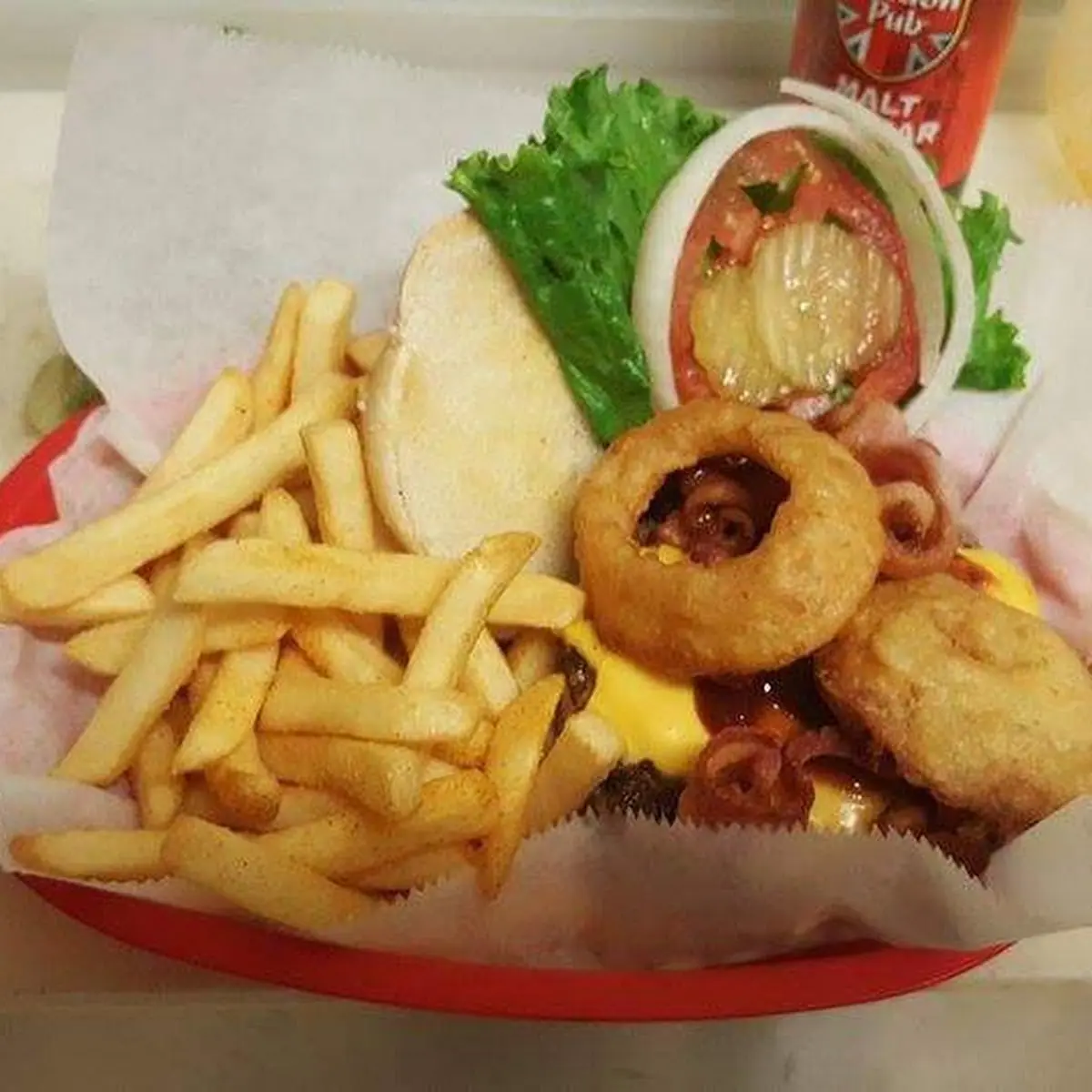 Western Burger w Fries