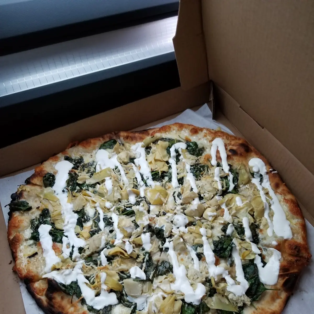 Artichoke Spinach Pizza