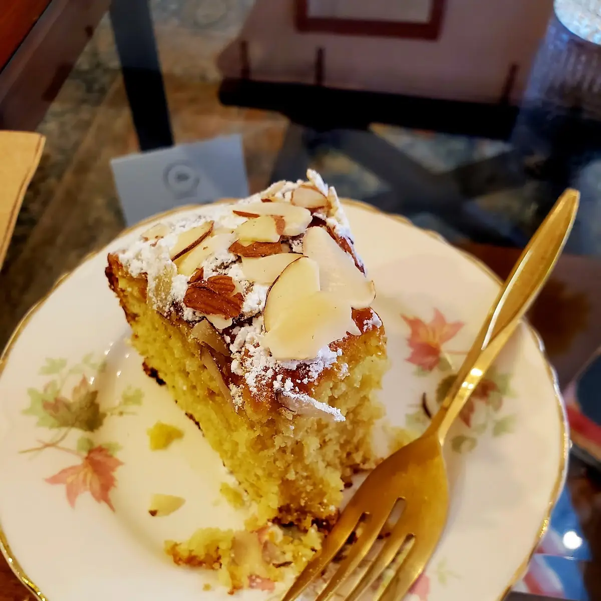 Almond Cake Slice