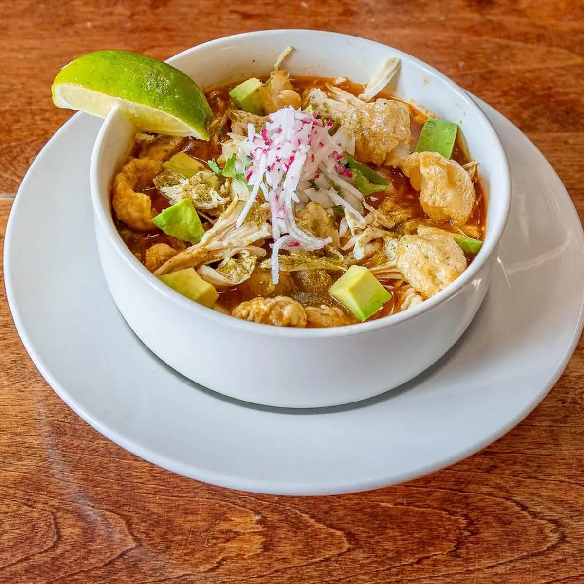 Roasted Chicken Pozole