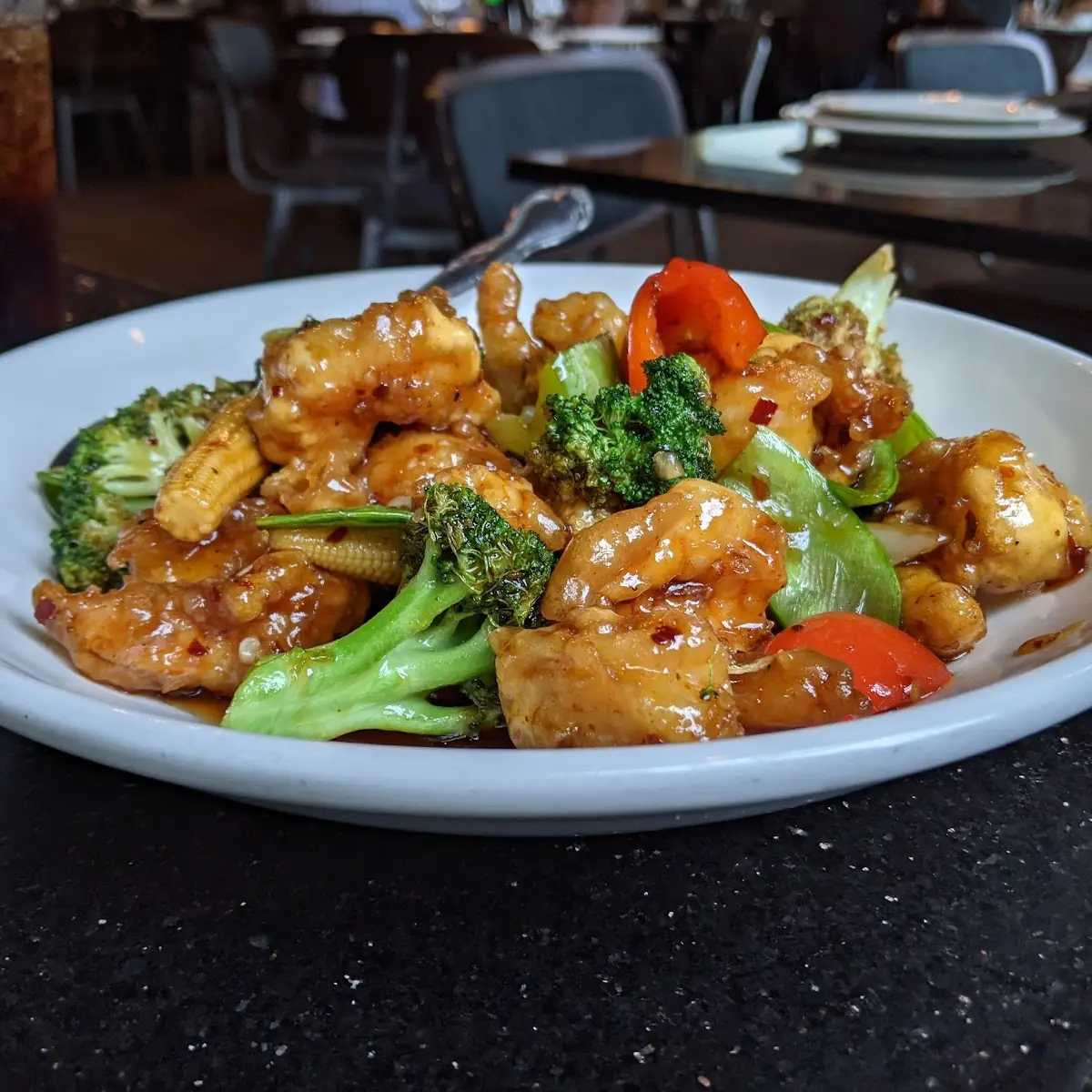 Cashew Shrimp & Scallops