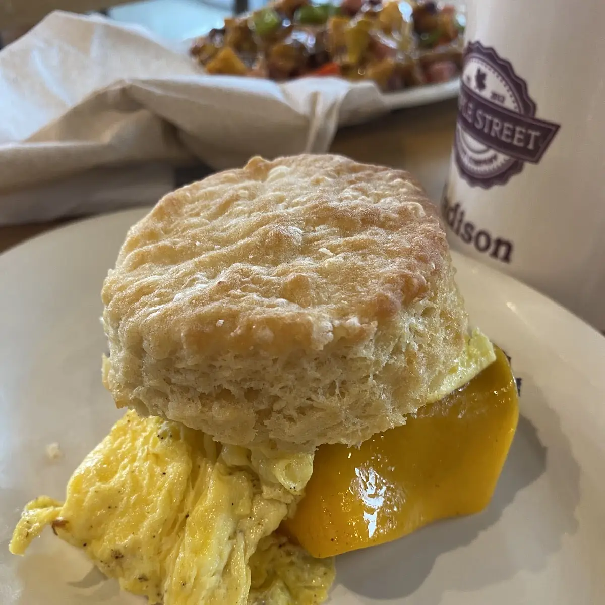 Bacon Egg and Cheese Biscuit