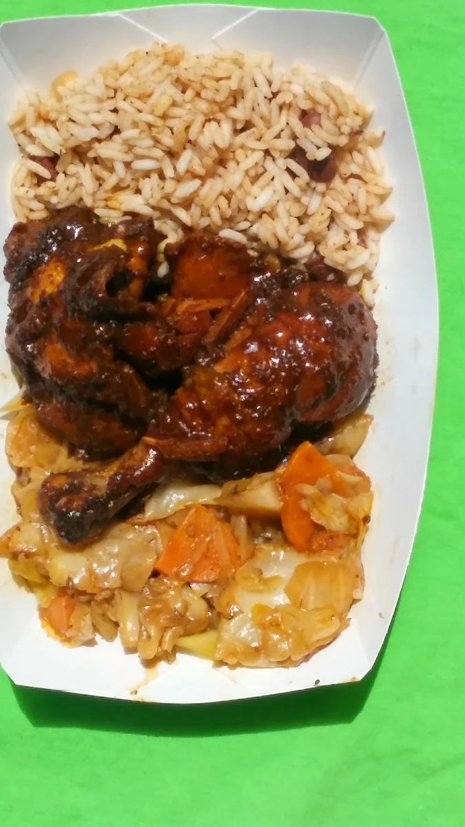 Brown Stew Chicken Meal