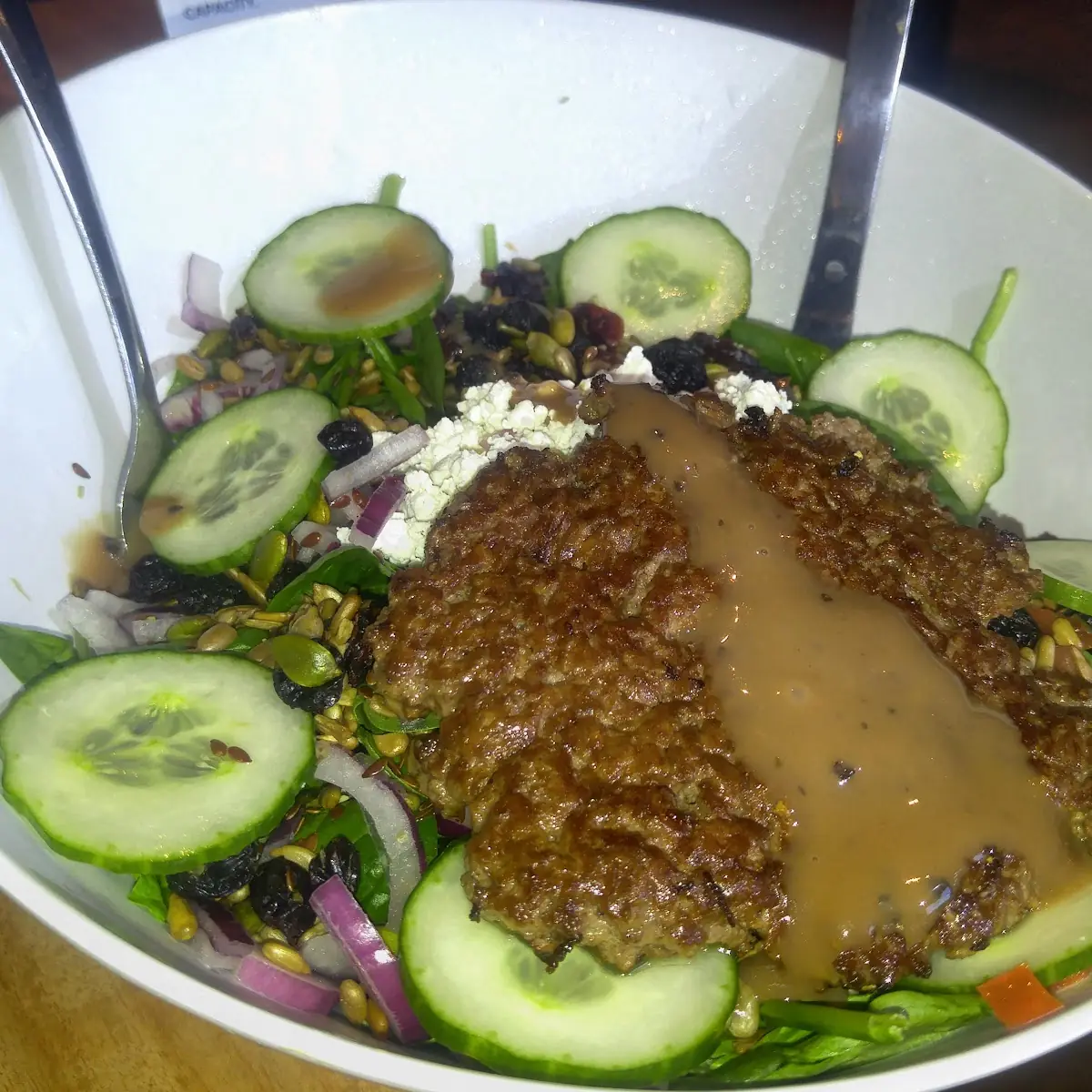 Spinach and Goat Cheese Salad
