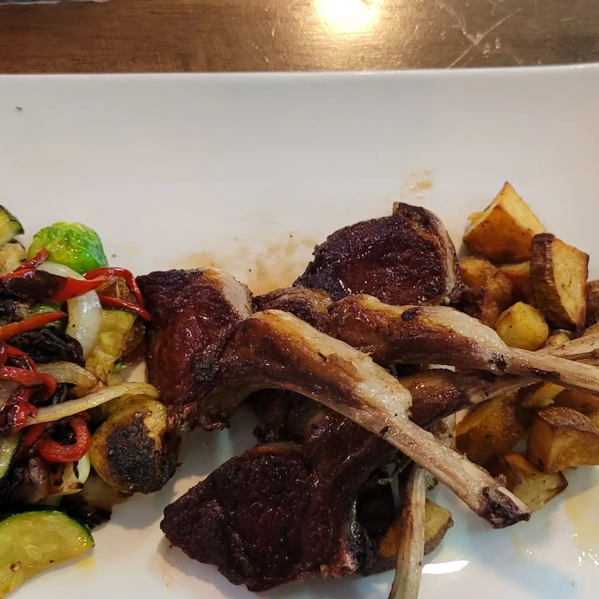 Lamb Chops & Iron Skillet