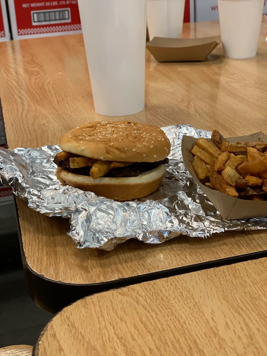 Burger and Fresh Cut Fries