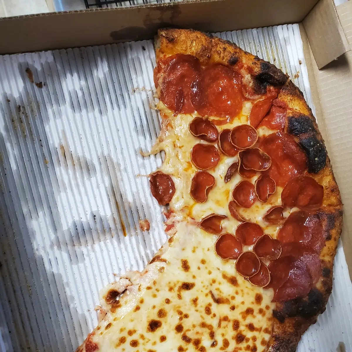 Extra Cheese Half Pepperoni Pizza