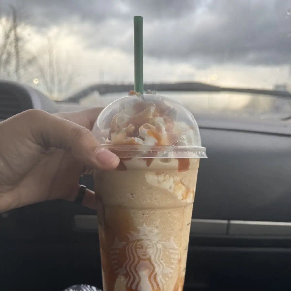 Carmel Ribbon Crunch Frappuccino