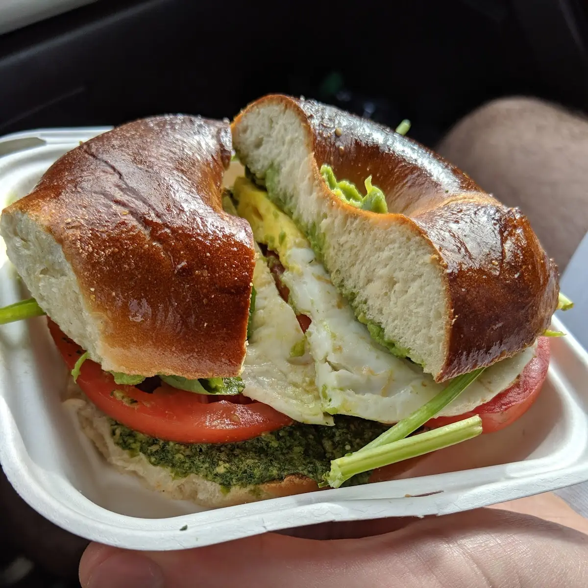 Mediterranean Breakfast Sandwich