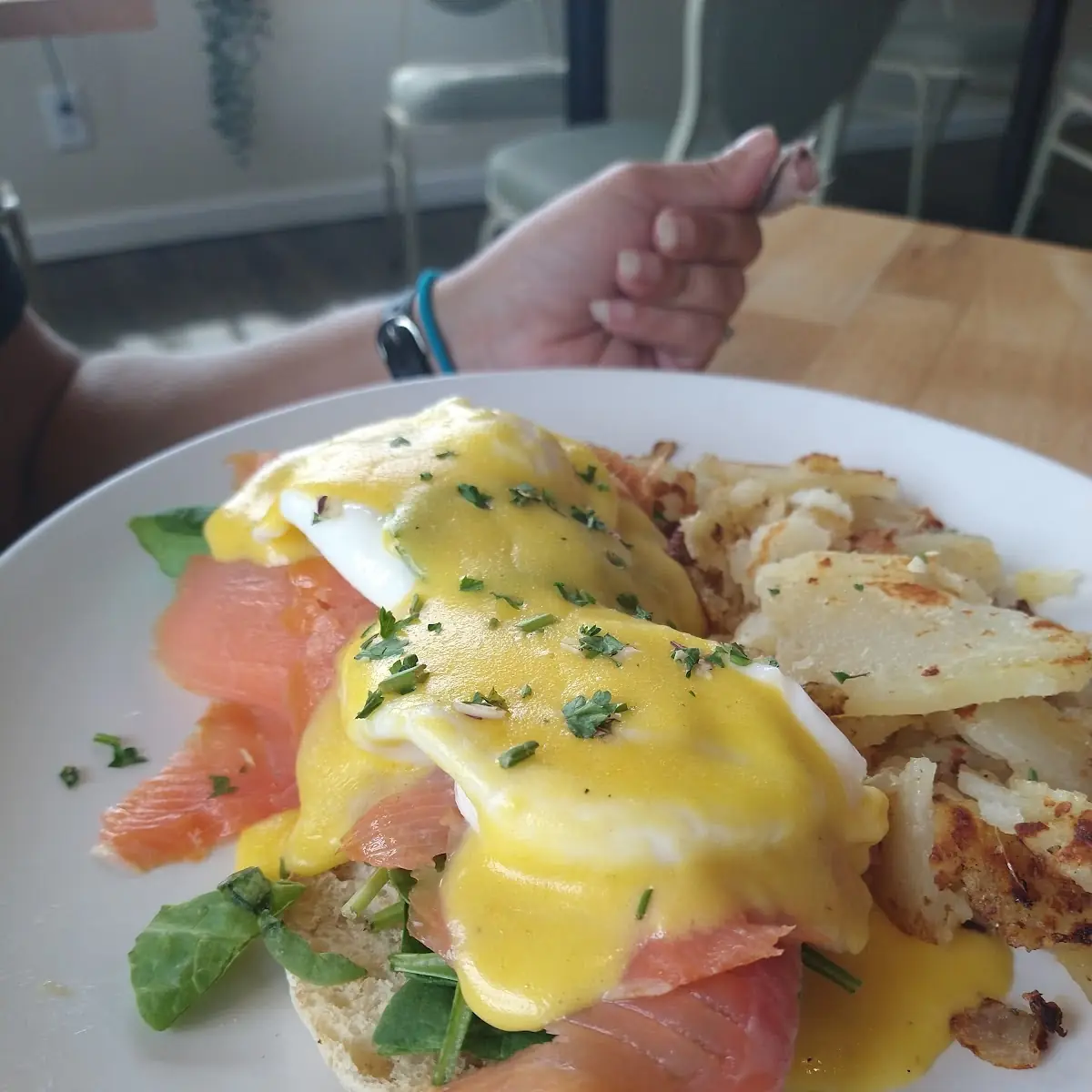 Smoked Salmon Eggs Benedict