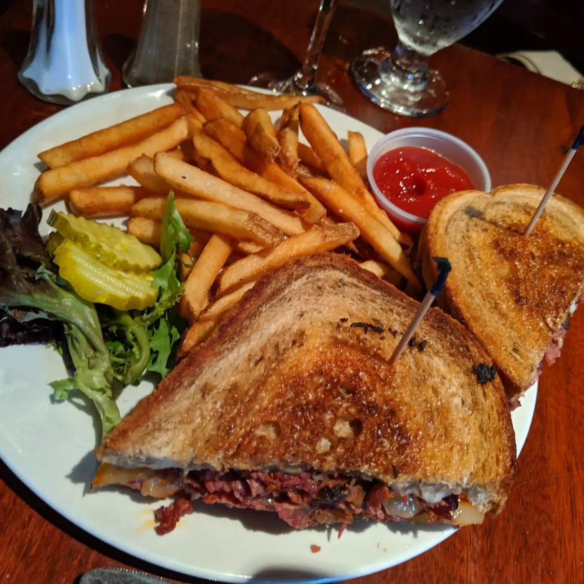 Reuben with Fries