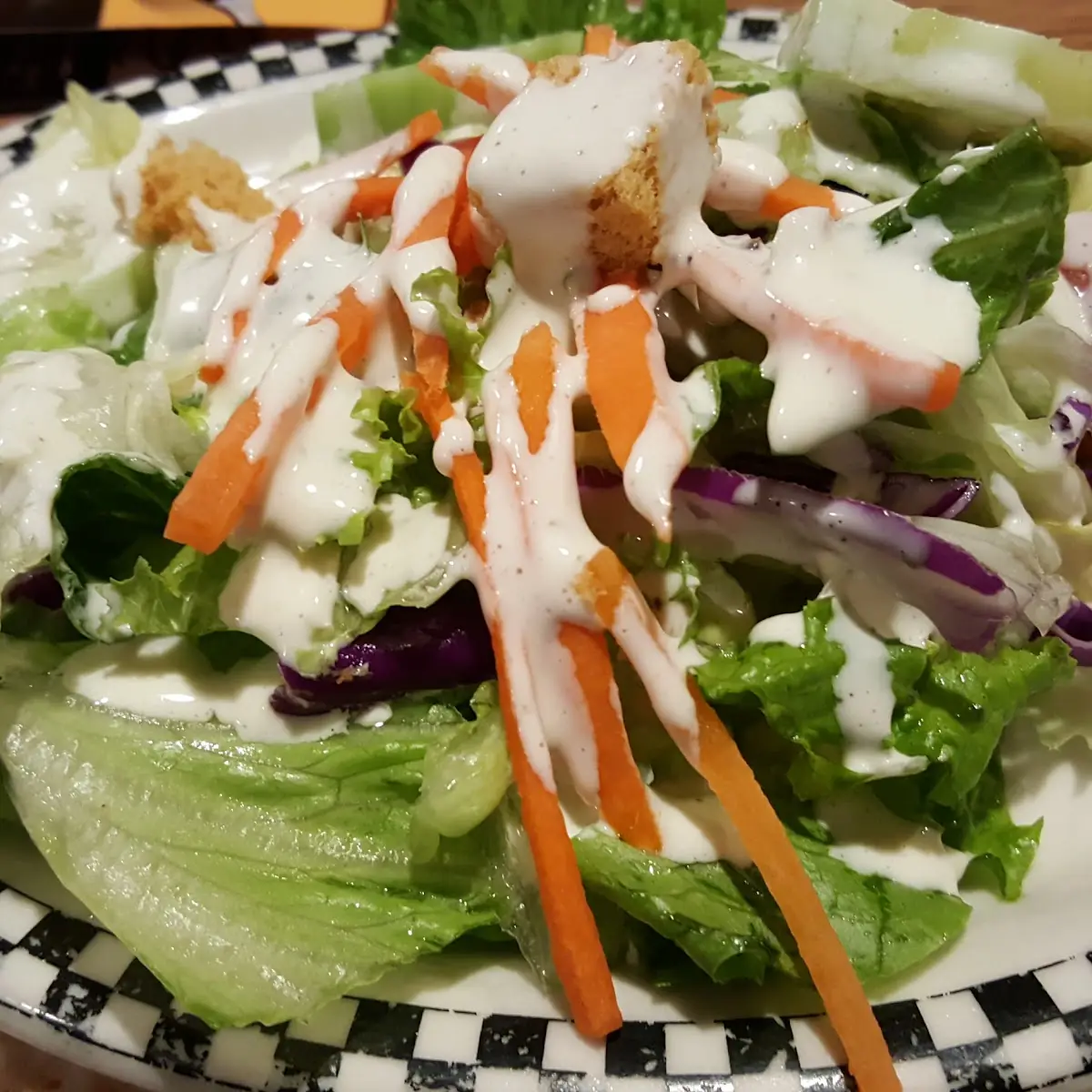 House Salad with Ranch Dressing