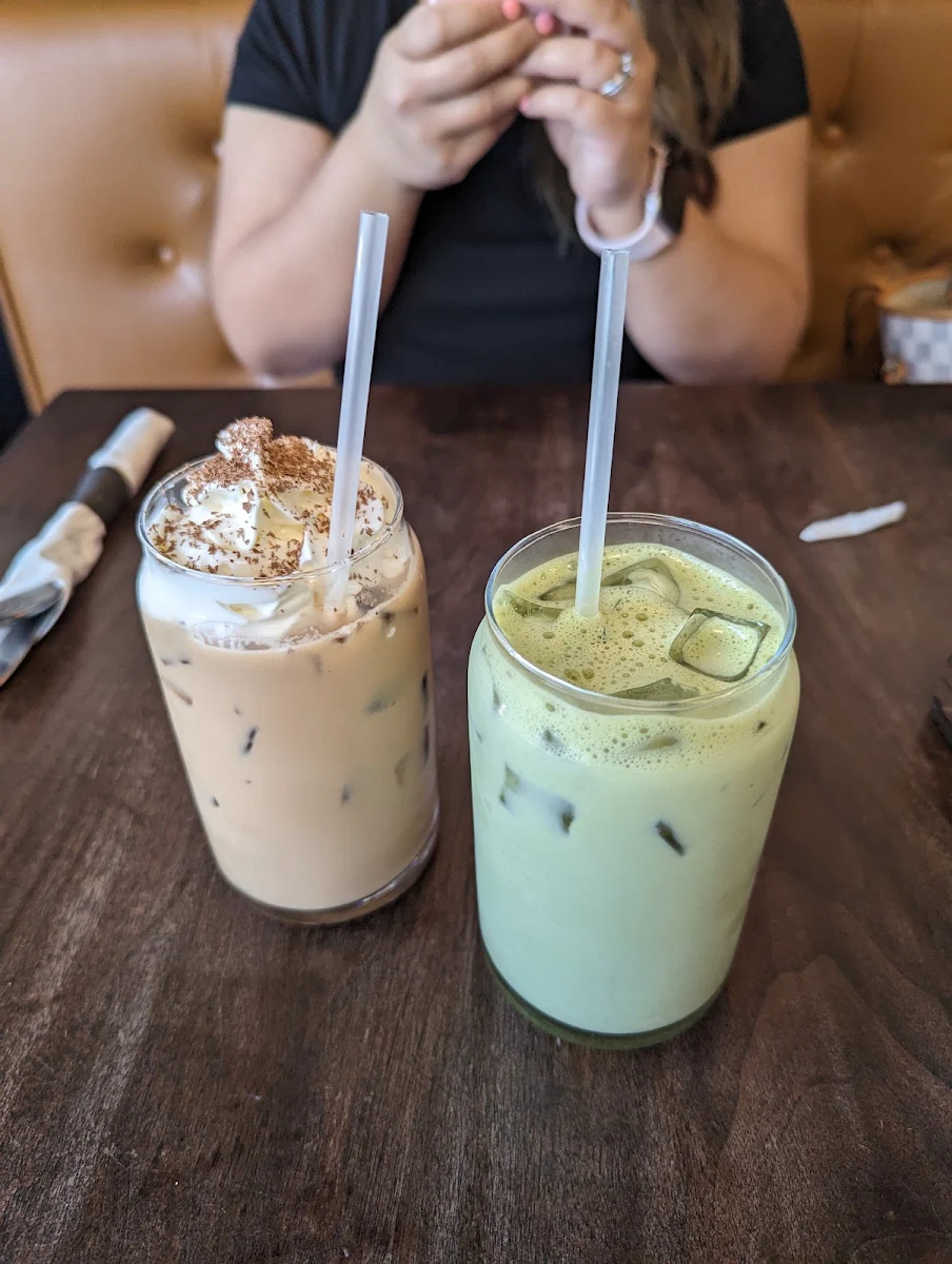 Lavender Matcha Latte