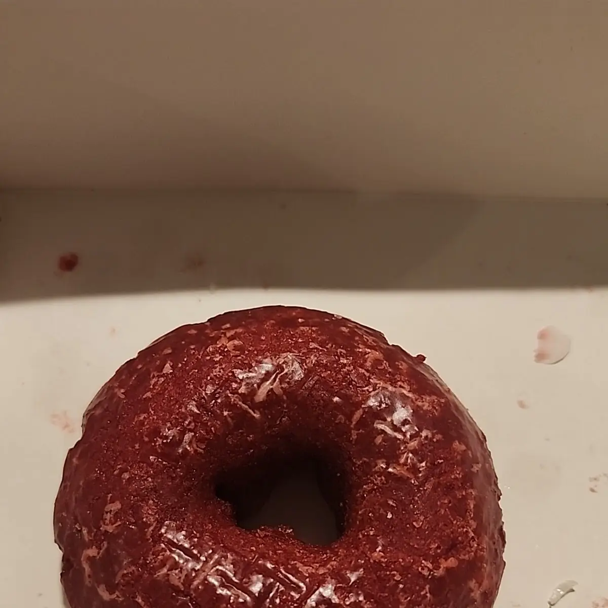 Red Velvet Donut Cake Single