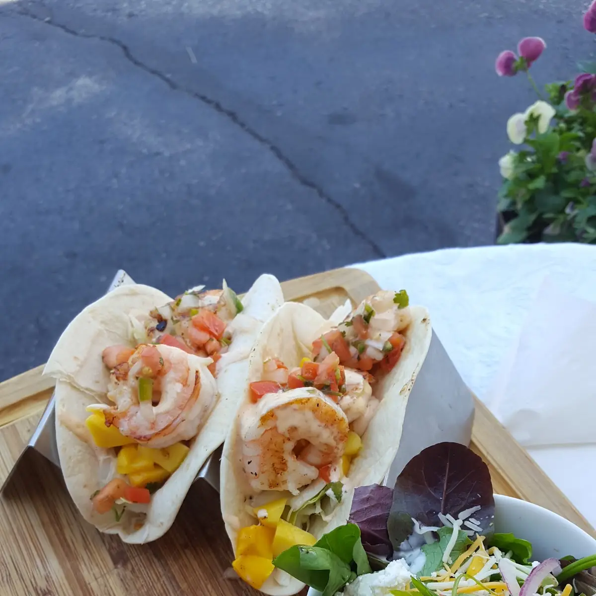 Grilled Shrimp or Salmon Tacos