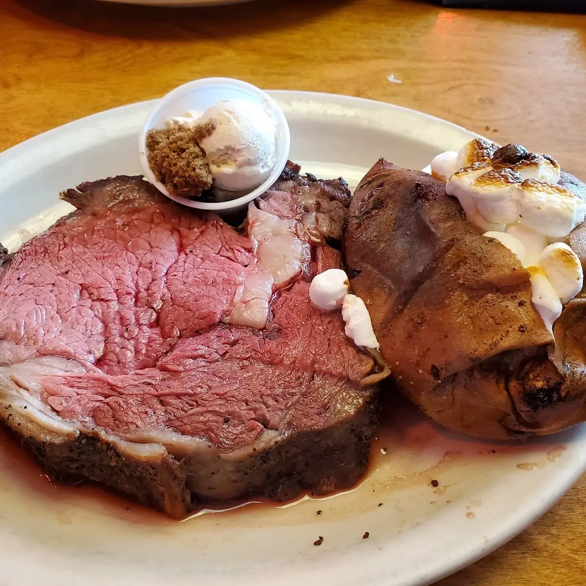 Prime Rib with Sweet Potato